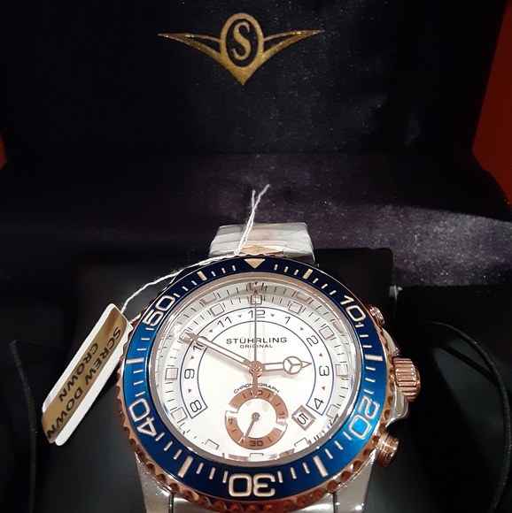 Stuhrling Original Men's Stainless Steel Watch - Picture 8 of 10